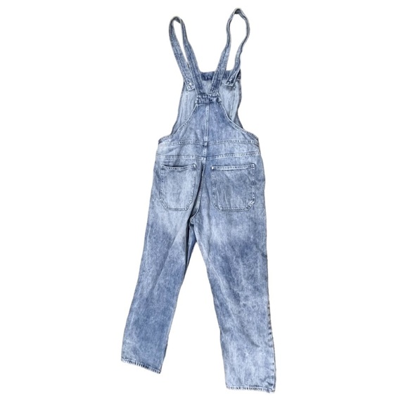 h&m &denim Unisex Uni Dungaree Jean Overalls Size Large - Picture 3 of 5